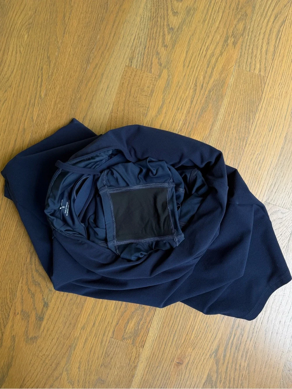 ALO YOGA Alosoft Courtside Tennis Dress Navy Blue Small
